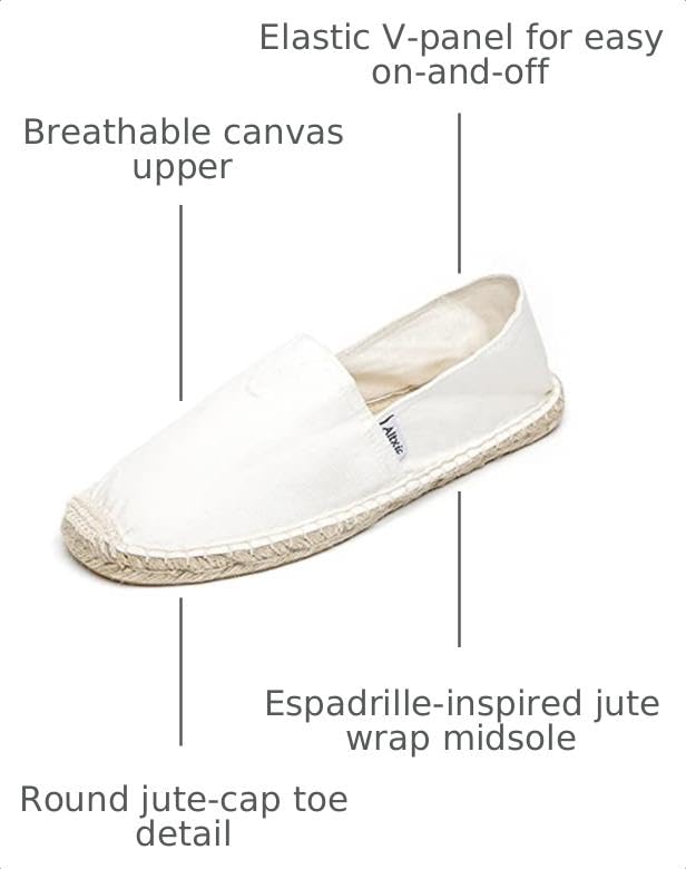 Image of Altxic Men's Closed Toe Comfortable Canvas Slip on Flat Espadrilles | Casual Shoes