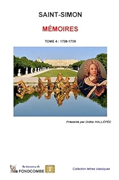 Paperback Mémoires du duc de Saint-Simon: Tome 4 - 1708-1709 [French] Book