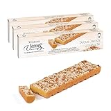 Turrón de Arroz y Azafrán by Quique Dacosta 300g en Estuche línea Sinergia Torrons Vicens - Dulces de Navidad Calidad Suprema - Turrón con arroz, naranja y cereales (Pack 3 Turrones)