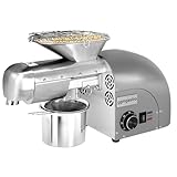 GGM Gastro | EOPMCH-GREY | Elektrische Ölpresse - Grau - 1,8 kW - 5-8 kg/h