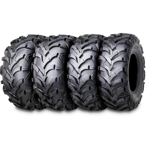 WANDA Set 4 ATV tires 24x8-12 & 24x10-11 fit for 04-17 Honda Fourtrax Rancher TRX400 420