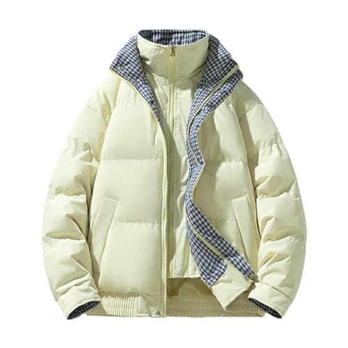 Veste d'hiver matelassée deux pièces épaisse et chaude style couple