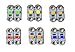 AMX3d Lilypad Arduino Colored LEDs – Hard Wearing Red, Orange, Amber, Yellow, Green & Blue LEDs with Internal Resistor – Durable, LED Lights for Gluing into LilyPad Wearables and Projects, Pack of 12