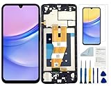 Qinqiyue for Samsung Galaxy A05 5G Screen Replacement for Samsung A05 LCD Screen Replacement Black with Frame for Samsung Galaxy A05 SM-A055F SM-A055F/DS Display Touch Screen Assembly Repair Parts