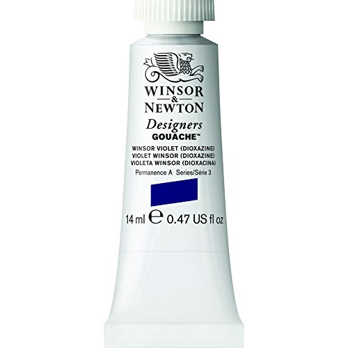 Winsor & Newton Designers Gouache, Winsorviolet, 14ml Tube - Gouache