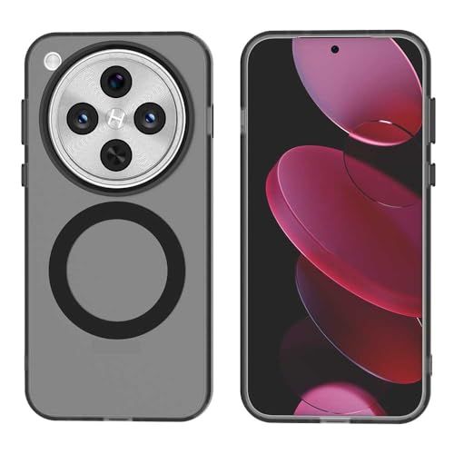 �Ή��@�� for Oppo Find X8 Pro 5G CPH2659 PKC110 PKC130 �����ی쎥�C�[�d�d�b�P�[�X�J�o�[ Black