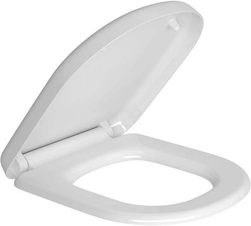 Assento Termofixo com Slow Close e Easy Clean para Bacias Vogue Plus, Branco, AP.516.17, Deca