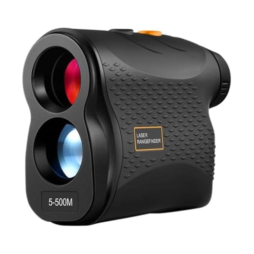 Golf Rangefinder Hunting Rangefinder Measuring Range 5 to 500m for Golf Training Hunting Construction Forestry Investigation Black 1 Pack