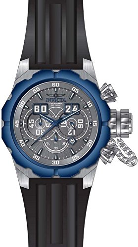 Invicta Men's Russian Diver Black Silicone Band Steel Case Quartz Grey Dial Analog Watch 21632