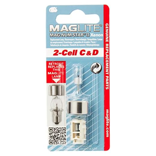 MagLite D Replacement Bulb Xenon Bulb for 2-Cell