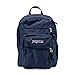 JanSport Big Laptop Backpack for College - Computer Bag with 2 Compartments, Ergonomic Shoulder Straps, 15” Laptop Sleeve, Haul Handle - Book Rucksack, Navy