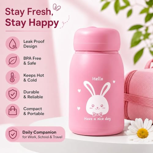 Image of Fieety Water Bottle Glass for Office Women & Men, Glass Bottle for Fridge, Leak-Resistant Glass Sipper Bottle, Reusable Bottle for Home, Gym & Travel