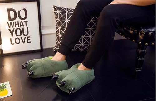 acdiac Unisex Soft Monster Claw Slippers Fun Dino Slippers Animal Paw Shoes For Men Women Boy Girl With Home Halloween Party Cosply Costume Footwear2