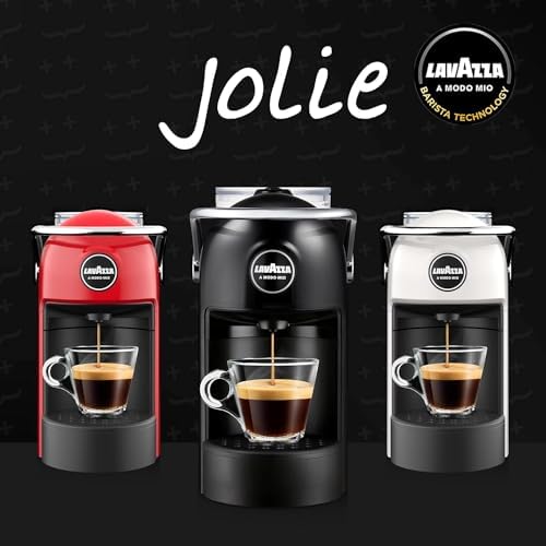 Jolie Evo Macchina Caffè a Capsule Compatibile Con Lavazza A Modo Mio Espresso Design ECO CAPS a capsule (bianca)