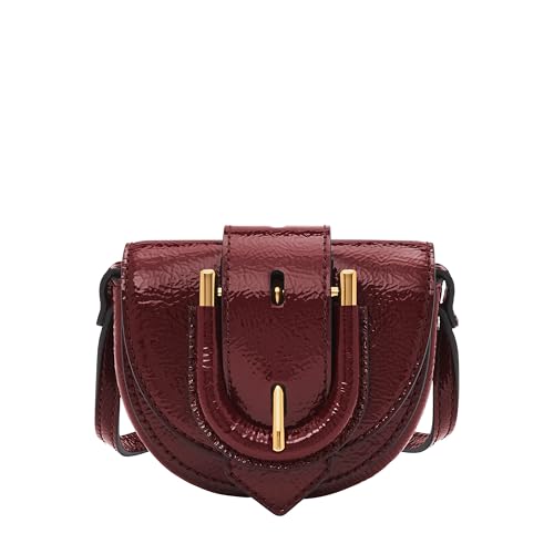 Fossil Women's Harwell Leather Micro Flap Crossbody Purse