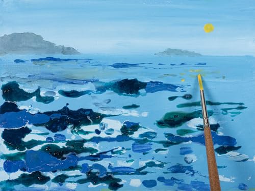 Image of Winsor & Newton Winton Oil Color Paint Set, Seascape, 5 x 37ml Tubes
