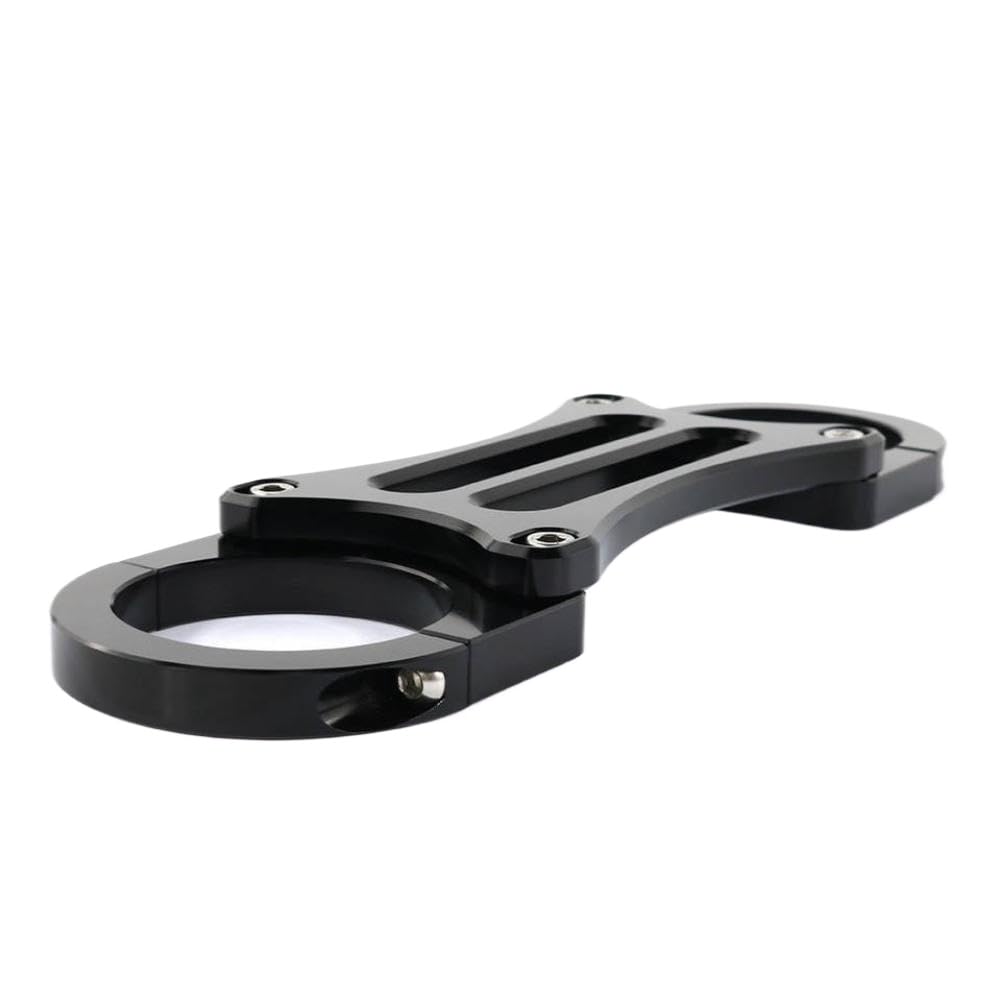 Motorcycle Front Fork Brace CNC Aluminum Bracket Compatible with CB400 CBR600F CBR500R CBF600 CBF500 X11 VFR800 CBR1100XX CB1300(Black)