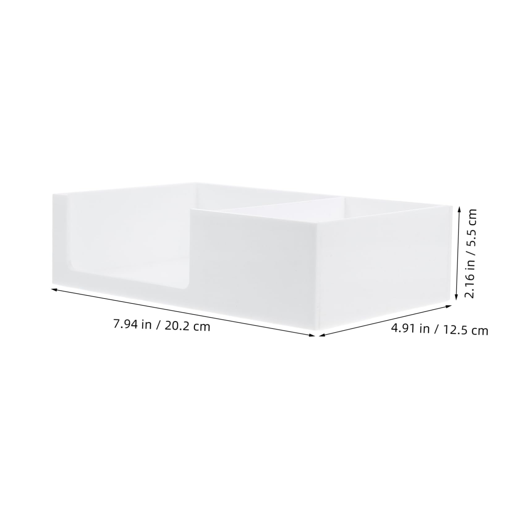 STOBAZA Acrylic Tea Bag Storage Box Tissue Box Bag Organizer Tea Organizer Compact Home