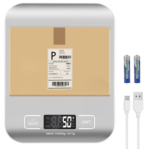Báscula Digital de Envío 10 kg Precisa y Recargable miniatura 1