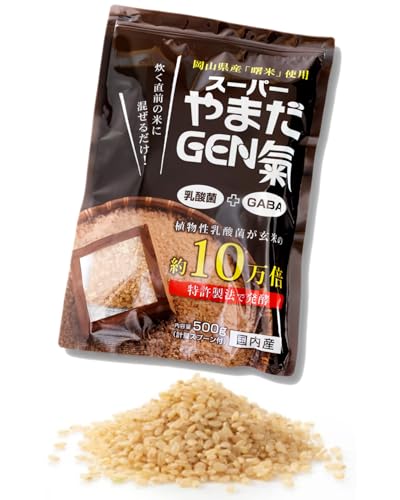発酵催芽玄米 スーパーやまだGEN氣 500g(50合分)岡山県産「曙米」使用 植物性乳酸菌が玄米の約10万倍