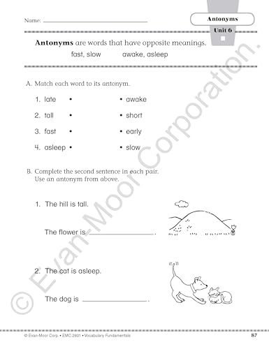 Evan-Moor Educational Publishers 2801 Evan-Moor Vocabulary Fundamentals thumb #4