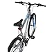 HH HILAND 27 Inch Mountain Bike, Mens Womens MTB with 18 Speeds, High-Tensile Steel Frame, V Brake, Hardtail Bicycle for Adults Gray