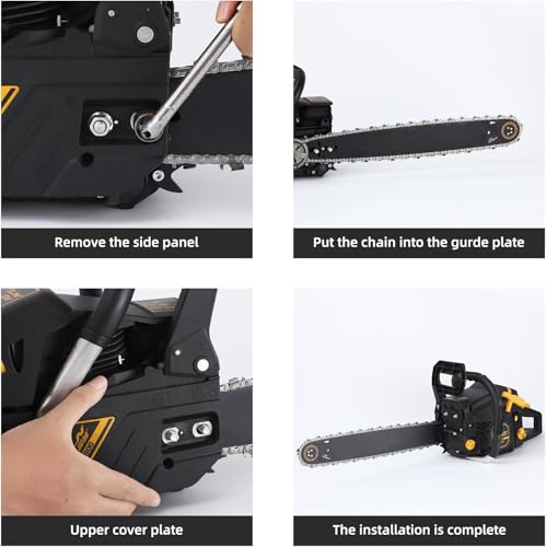 4 Pack 8 Inch Pole Saw Chain