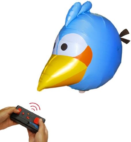 Angry Birds Air Swimmers Blue Turbo Electric RC Blimp