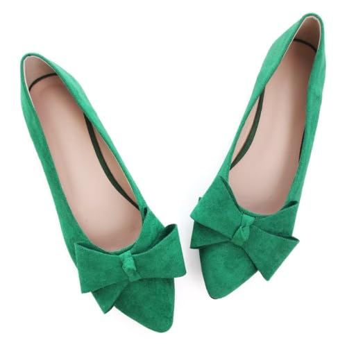 Image of Stunner Womens Flats Fashion Pointed Toe Bowknot Ballet Flats Cute Slip On Dress Flats Comfortable Party Wedding Flats2