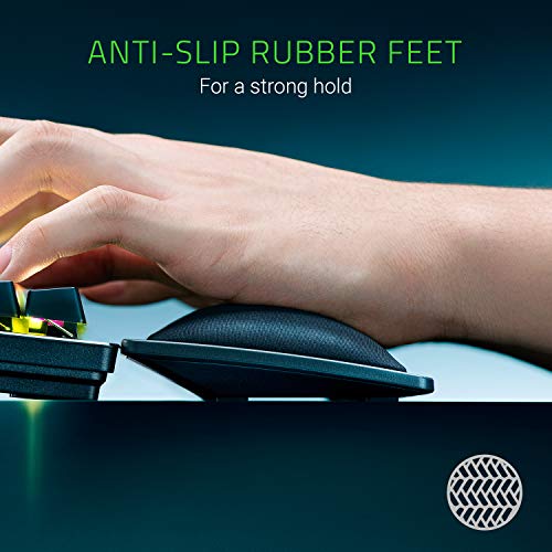 Image of Razer Ergonomic Wrist Rest for Full-Sized Keyboards, Classic Black | Anti-Slip Rubber Base, Angled Incline