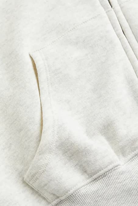 Image of Crop Zipper Hoodie for Women Winter Wear