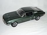 ford mustang fastback 1968 youtube Aus Metall mit Plastikteilen Greenlight Ford Mustang GT Fastback Coupe 1968 GrÜn Film Bullitt Steve McQueen Mc Queen Bulit Bullit 1/18 Modellauto Modell Auto