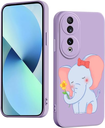 Söt Elefant WOKEZ Telefonfodral för Honor 90 - Ultratunn Skyddskraft