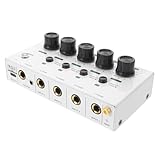 Utilisation simple : grâce à son interface intuitive, cette mini table de mixage audio convient aussi bien aux débutants qu'aux professionnels. offre un contrôle aisé pour le mixage en direct ou le podcast, et est compatible avec les smartphones