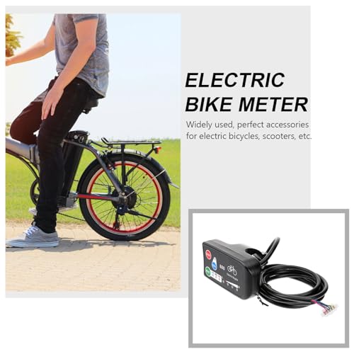 Pantalla LED para bicicleta compatible con 24v 36v 48v 4