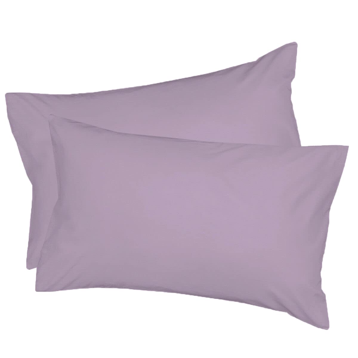 Pillow Case Luxury Poly Cotton Housewife 1 2 3 4 Pair Pack Bedroom Pillow Cover (8, Dark Pink)