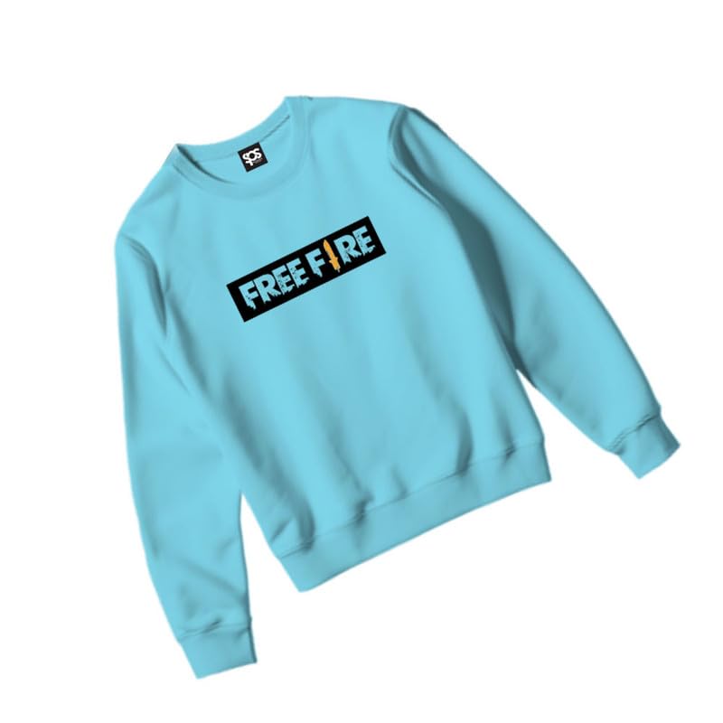 Image of Printed Full Sleeve Round Neck Sweatshirt for Boys & Girls