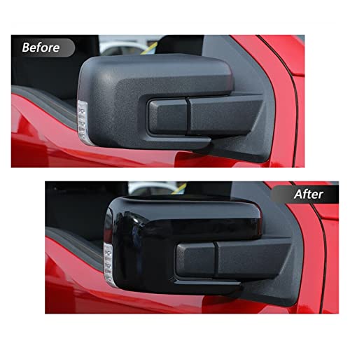 Coques de rétroviseur pour masquer les rayures de porte F150 carbone