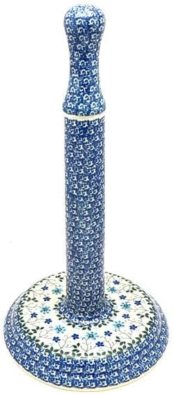 Polish Pottery Paper Towel Holder - Georgia Blue