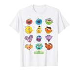 Sesame Street Character Heads T-Shirt