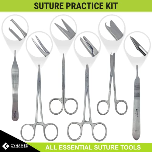 Dr.Stitch Kit de Prática de Sutura para Estudantes de Medicina - O Kit de Sutura Inclui Kit de Ferra