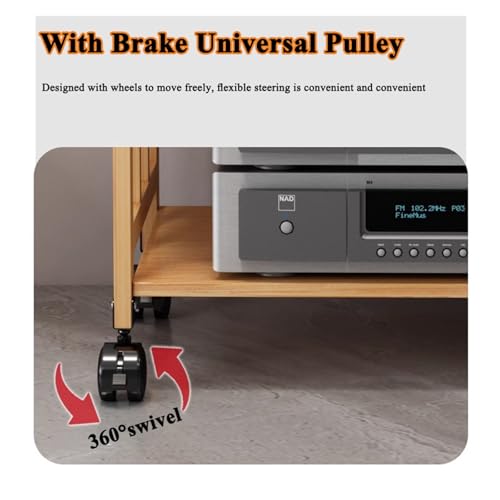 Support audio-vidéo réglable à hauteur variable pour lecteurs et décodeurs - 3