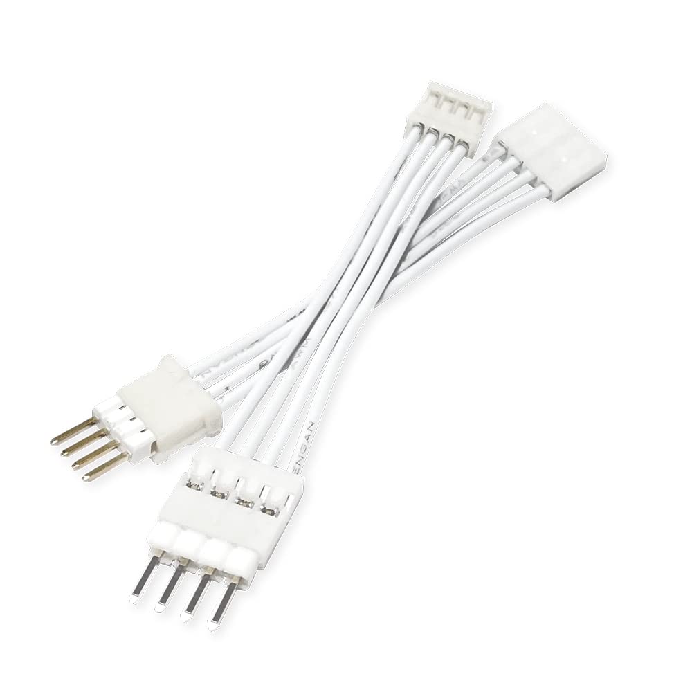 Light Solutions 0.16 ft Extension Cable for Philips Hue Gradient Lightstrip, White, Controller Kit