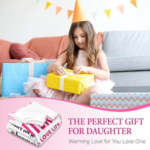 Daughter Gifts from Mom Dad - to My Daughter Blanket - Daughters Birthday Gifts - Christmas Mothers Day Graduation Valentines Day Gift for Daughter's - Best Daughters Ever Gifts - 50"X 60"3