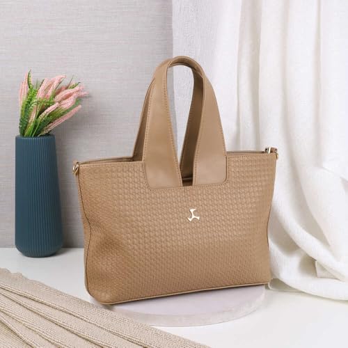 Image of Mochi Women Casual Faux Leather Satchel Bag with Adjustable Sling and Spacious Compartments