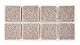 Scotch Filzpads, rund, braun, 2,5 cm Durchmesser, 16 Pads/Packung (SP821-NA)