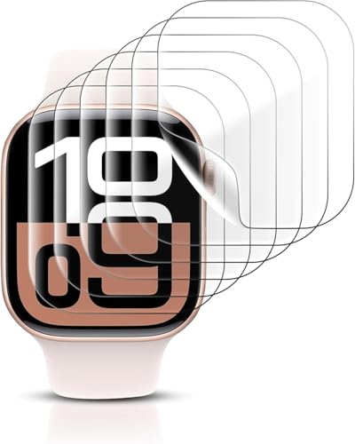 Vanrain Schutzfolie für Apple Watch Series 11 42mm, 6 Stück Hydrogel Schutzfolie (Not Panzerglas) Flexible Displayschutz...