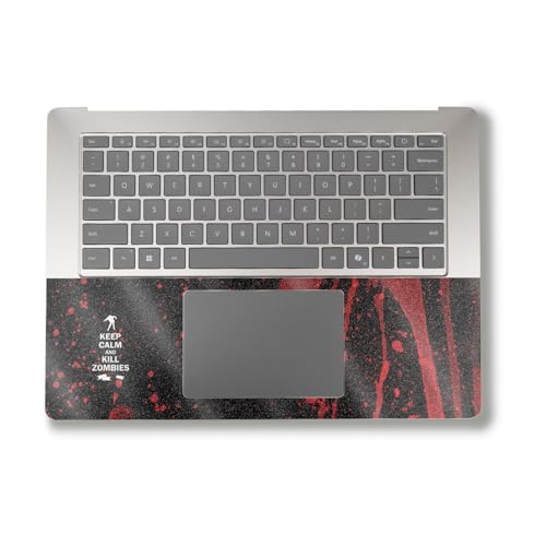 Image of Glossy Glitter Laptop Skin Compatible with Alienware M18 R2 (2024) - Kill Zombies - Premium 3M Vinyl Protective Wrap Decal Cover - Easy to Apply | Crafted in The USA by MightySkins