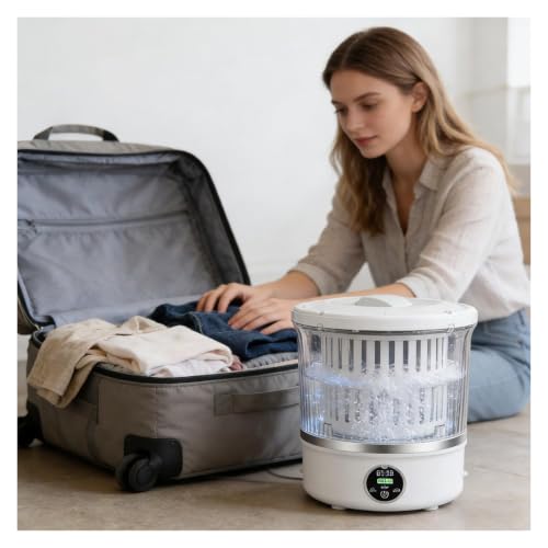 Lavadora para ropa interior portátil de 3L con batería de 6000mAh 5