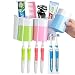 Warmlife Anti-dust Toothbrush Holder with 3 Cups Easily Wall Mounted Electric Toothbrush Storage Set